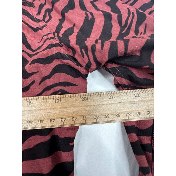 Rails Dries Rust Tiger Striped Button Down Long Sleeve Shirt size Large - Picture 6 of 7